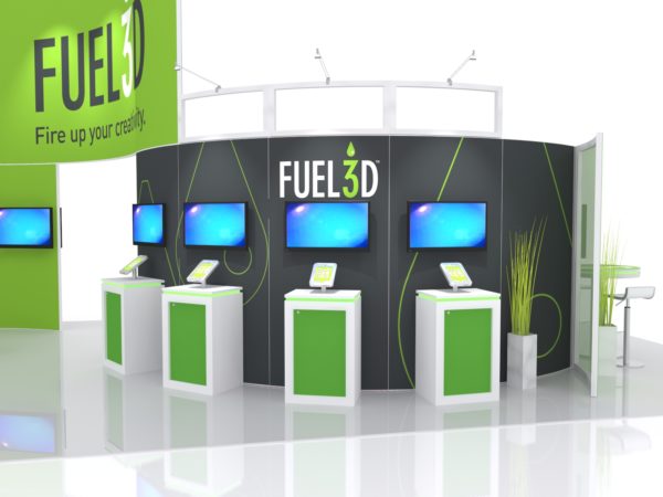 20' x 40' Gravitee One-Step Modular trade show display system