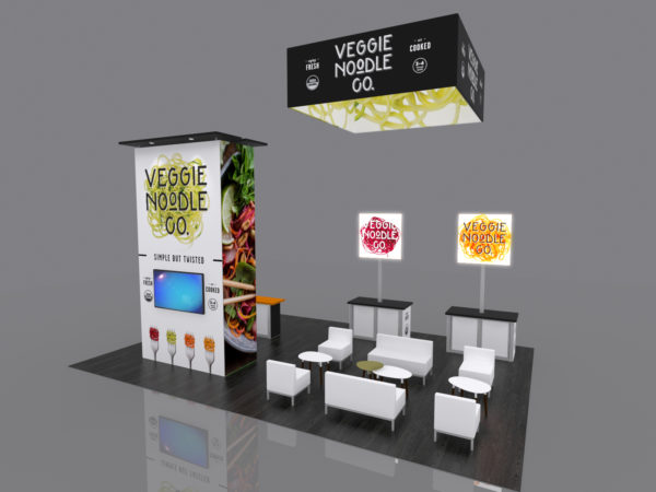 20' x 30' Gravitee Modular trade show display, model GKDH-5153