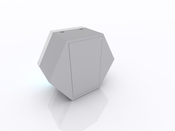 Hexagon reception counter, model MODDH-1598