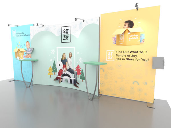 10' x 20' Symphony Portable Trade Show Display, Model SYKDH-2011